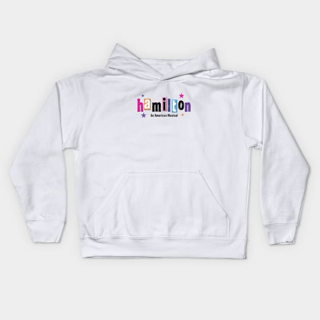 HAMILTON (a la "Hairspray") Kids Hoodie by jywear